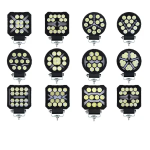 LED Work Light Bar Spot Flood Beam Off Road Driving Lamp IP68 for Forklift Construction Vehicle Truck Jeep