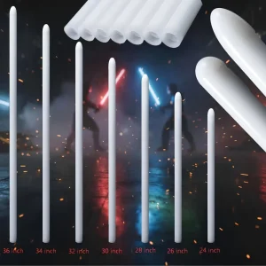 LGT SABERS LED Baselit Blade 1inch & 7/8 Inch 2MM & 3MM Thickness Light-Up Dueling Swords Heavy Can’t Break Blade Replacement