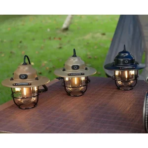 LK003 Retro LED Camping Hanging Lamp Type-C Charging Portable Stepless Dimming