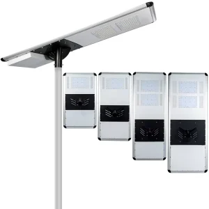 LKA Series 220LM/W 80W 100W 120W 150W Solar LED Street Light Outdoor Waterproof IP65 With Remote Control
