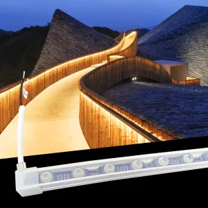 LQX1717 24V DC 16W Custom Color LED Light Strip, IP66 Flexible Outdoor Waterproof Wall Washer