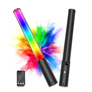 LUXCEO P400 RGB LED Tube Video Light Professional Video Studio Camera Light Kit Rechargeable Led Video Filming Light for Photo