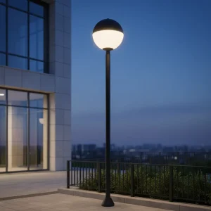 Lampara De Jardin Esferica Con Pantalla Pathway Lighting Eclairage D’Ambiance Garden Light