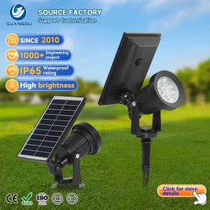 Landscape Decorative Lighting Villa Garden Park Outdoor Ip65 Waterproof ABS Led Solar Lawn Light