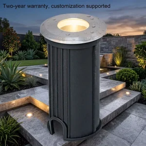 Landscape Garden LED Inground Light IP68 12V Recessed Buried Outdoor Driveway Deck Light Stainless Steel