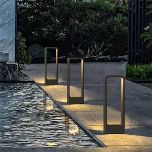 Landscape Garden Outdoor LED Lawn Light Waterproof IP65 360 Beam Angle 110 Lm/W Aluminum Body Path 7W Lawn Lamps
