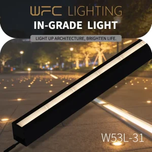 Landscape Lamp 500mm 24v 1w 3w 5w RGB IP67 Outdoor Linear Strip LED Underground Light App Control Aluminum