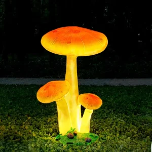 Landscape Mushroom LED Light AC Plastic for Villa Garden Courtyard for Lawn Public Square Park Real Estate Decoration