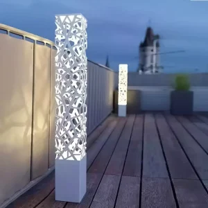 Landscape Outdoor Driveway Yard Lighting Square Pole Street Post Top Light Led Garden Light