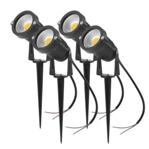 Landscape Spotlight 5W COB Garden Light LED Spike 12V Outside Lawn Lamp