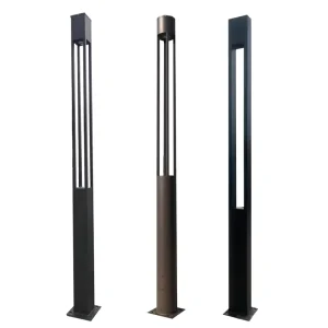 Landscape Square Iron Outdoor LED Street Light IP65 Waterproof AC Full Set Garden Lamp Posts