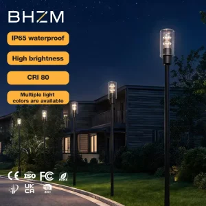 Landscape Yard LED Street Lights SMD 2835 Source Transparent PC Lampshade IP65 Rating Aluminum 30W Garden Lights