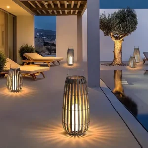Lantern Outdoor Indoor for Room Gazebo Patio Waterproof for Courtyard Garden Balcony Decoration