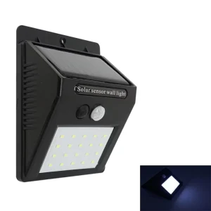 Lantern with Solar Panel Waterproof Outdoor Lantern LED Garden Light with Passive IR Motion Sensor 8 16 20