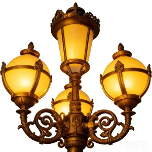 Large European Aluminum Outdoor LED Garden Lights with AC Power for Residential Villa Landscape Lighting