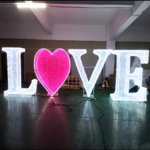 Large Outdoor 3D Acrylic LED Motif Lights IP65 for Halloween Christmas Commercial Landscape Lighting