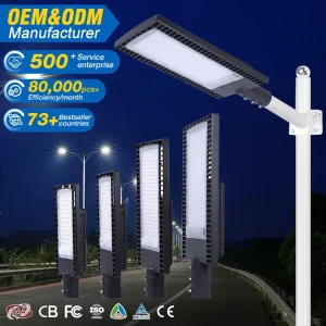 Latest Design AC100-305v Waterproof Ip66 Outdoor 50w 100w 120w 150w 180w 200w 240w 300w Street Led Street Light
