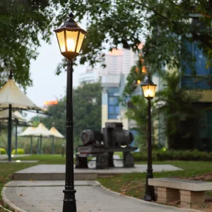 Lawn Courtyard Outdoor Led Garden Light Park Villa Waterproof Road Street Lamp Village Waterproof Garden Light Pole