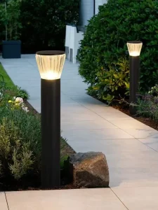 Lawn Lamp for Patio IP65 Small Garden Villa Courtyard Decorative Lighting Solar Lights Led Bollard Lawn Garden Lights
