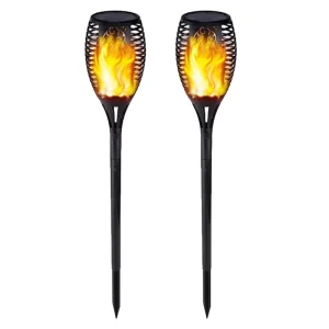 Lawn Walkway Flexible Solar Torch Light Outdoor Yard Decorative Lamps Flicker Flame Stake LED Light