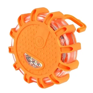 Led Flash Electronic Roadside Flare Bright Light Rechargeable Emergency Road Safety Warning Flares Lights with Magnet