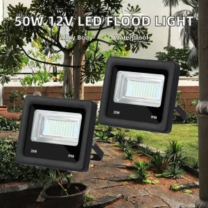 Led Flood Light LED Floodlight Color Temperature Adjustable IP66 Waterproof Suitable for Outdoor Lighting in Gardens