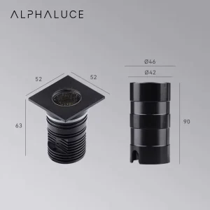 Led Inground Lighting Waterproof Led Underground Recessed Tree Decking Led Floor Light Ip67 Square