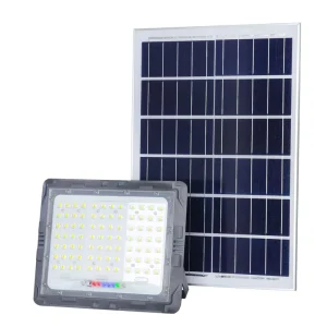 Led Solar Flood Light 200W IP66 ABS Outdoor Solar Powered Landscape Lighting