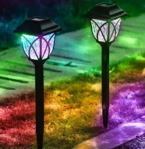 Led Solar Lawn Lights Outdoor Lamp Waterproof Warm Light Garden Courtyard for Walkway Path Villa Landscape Lights