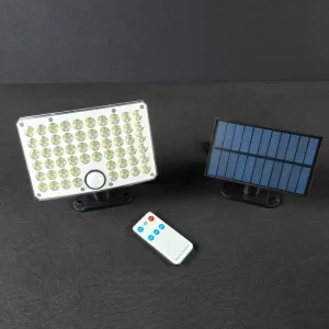Led Wall Lamp Powered Garden Lights Outdoor Yard Decor Garage Light With Remote Control Security Flood light