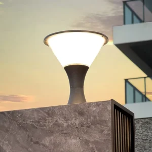 (Light Head Only) Custom Outdoor IP65 Waterproof Anti glare Pole Light for Landscape Street Park Courtyard Garden Lighting System