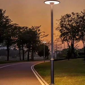 (Light Head Only)Outdoor Post Light Custom Exterior 3000K Warm White LED Street Light Waterproof Garden Pole Lighting System