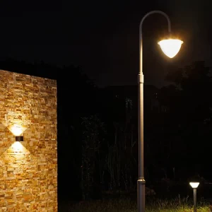 (Light Head Only)Single Head Street Lamps Design Customization Outdoor Garden Decoration Lights Project Garden Pole Light