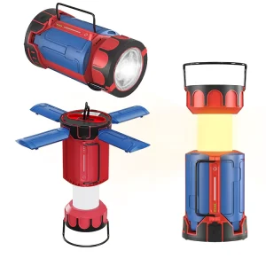 Lightweight Portable Waterproof Solar USB Rechargeable LED Camping Tent Lamp with SOS Mode
