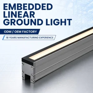 Linear Inground Light IP67 DC24V Trimless Water Draining Walkway LED Driveway Lamp Outdoor Garden 12W 18W 24W 36W D3070 04