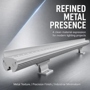 Linear LED Wall Washer IP65 Aluminum Body with Heat Dissipation for Building High-Temperature Use