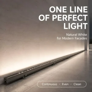 Linear LED Wall Washer Light IP65 Even Beam Outdoor Building Facade Wash Lamp