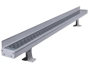 Linear LED Wall Washer with Shielding Visor 72W Double-Row Waterproof Grazer Facade Light