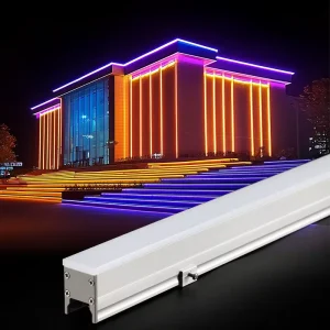 Linear Lights Building Exterior Walls Exhibition Display Lighting Modern IP65 Rated LED High Brightness Multi Color Washer