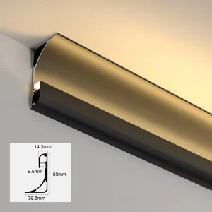 Linear Slot Line LED Wall Washer Lamp for Top Corners and Skirting Lines