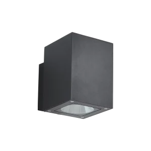 Litecent Modern Aluminum Square Waterproof Outdoor LED Wall Light for Garden & Balcony CRI 90 3 Year Warranty