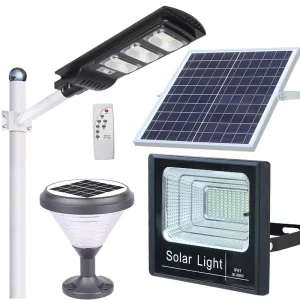 Lmparas Led Solar Street Light Jardin Outdoor Solar Light Lampara 50w 100w 200w 300w 400w 500w 1000w