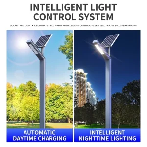 Long-Lasting Solar Street Lamp with LED IP66 Monocrystalline Panel Outdoor Use Solar Street Lights