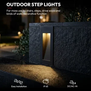 Long Strip IP65 Aluminum 3W Built in Modern Led Outdoor Garden Waterproof Wall Lamps Recessed Step Light