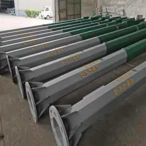 Low Cost Customized Octagonal Lighting Pole Single Arm Double Arm Street Light Poles