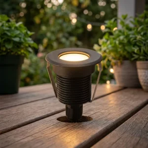Low Voltage Landscape Lighting Step Well Lights Waterproof Garden Underground Outdoor RGBW Spotlight Ground Deck Light