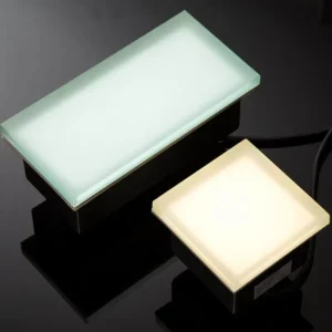 Luminous Tile Brick Lamp Recessed Floor Landscape Lighting Square Triangle Arc Strip Linear Buried Underground Lights