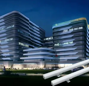 Luxury LED Exterior Wall Lights DMX Outdoor Landscape Lighting for Hospital Hotel Office Building Facade Lighting Solution