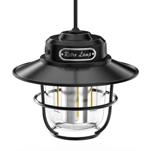 Ly12 Filament 2835Led 200Lumens Portable Type-C Charging 40Hours Working Hangable Outdoor Waterproof Light Camping Lantern