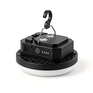 Magnetic Rechargeable Camping Lamp with Battery Level Display for Outdoor Camping and Hiking